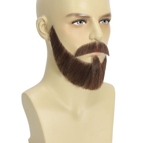 Realistic Black Handmade Human Hair Soft Invisible Mesh Mous view 2