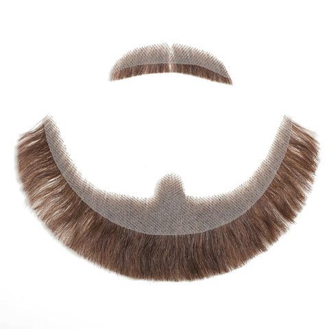 Realistic Black Handmade Human Hair Soft Invisible Mesh Mous view 4