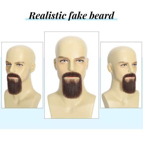 Natural Realistic 100% Human Hair Handmade Invisible Lace Fa view 6