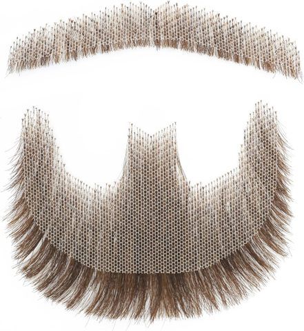 Beard Mustache Costume Facial Hair for Men for Disguise Cosp view 7