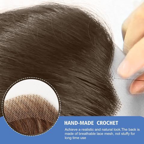 Beard & Mustache Set Realistic 100% Human Hair Hand-Tied view 5