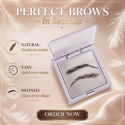 100% Human Hair Stick-on Eyebrows Invisible Lace Base Hand-T view 8
